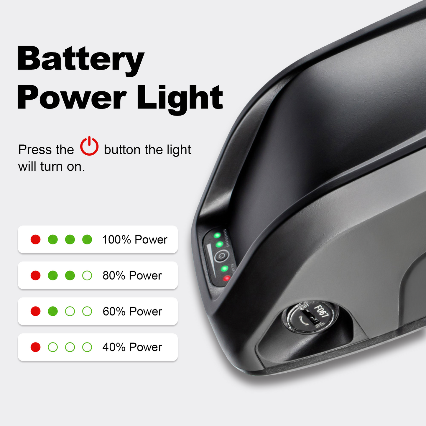 Hailong 52V 13Ah Ebike Battery