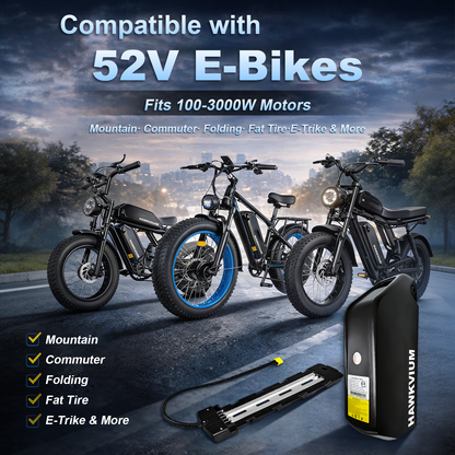 Polly DP-7 52V 25Ah Ebike Battery