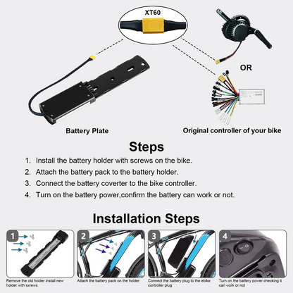 Hailong 36V 13Ah Ebike Battery
