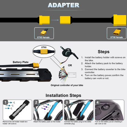 Polly DP-7 48V 25Ah Ebike Battery